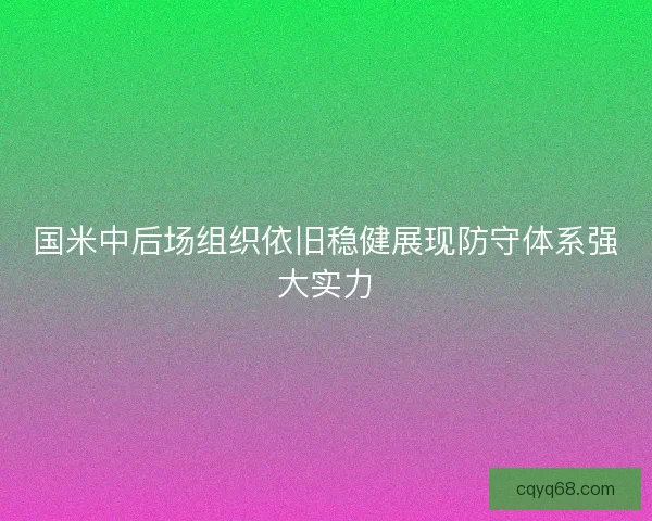 国米中后场组织依旧稳健展现防守体系强大实力